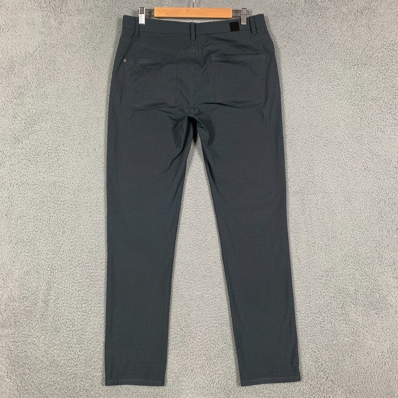 Vuori Meta Pant Mens Actual 33x31 Charcoal Performance Tapered Athletic Slim Fit - Picture 5 of 9